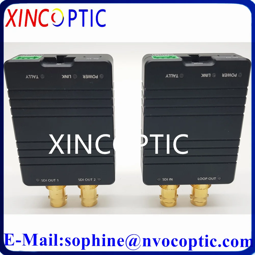 1-канальный оптоволоконный удлинитель Tally/RS485 10 км 6G/12G/3G-SDI вход и выход на
