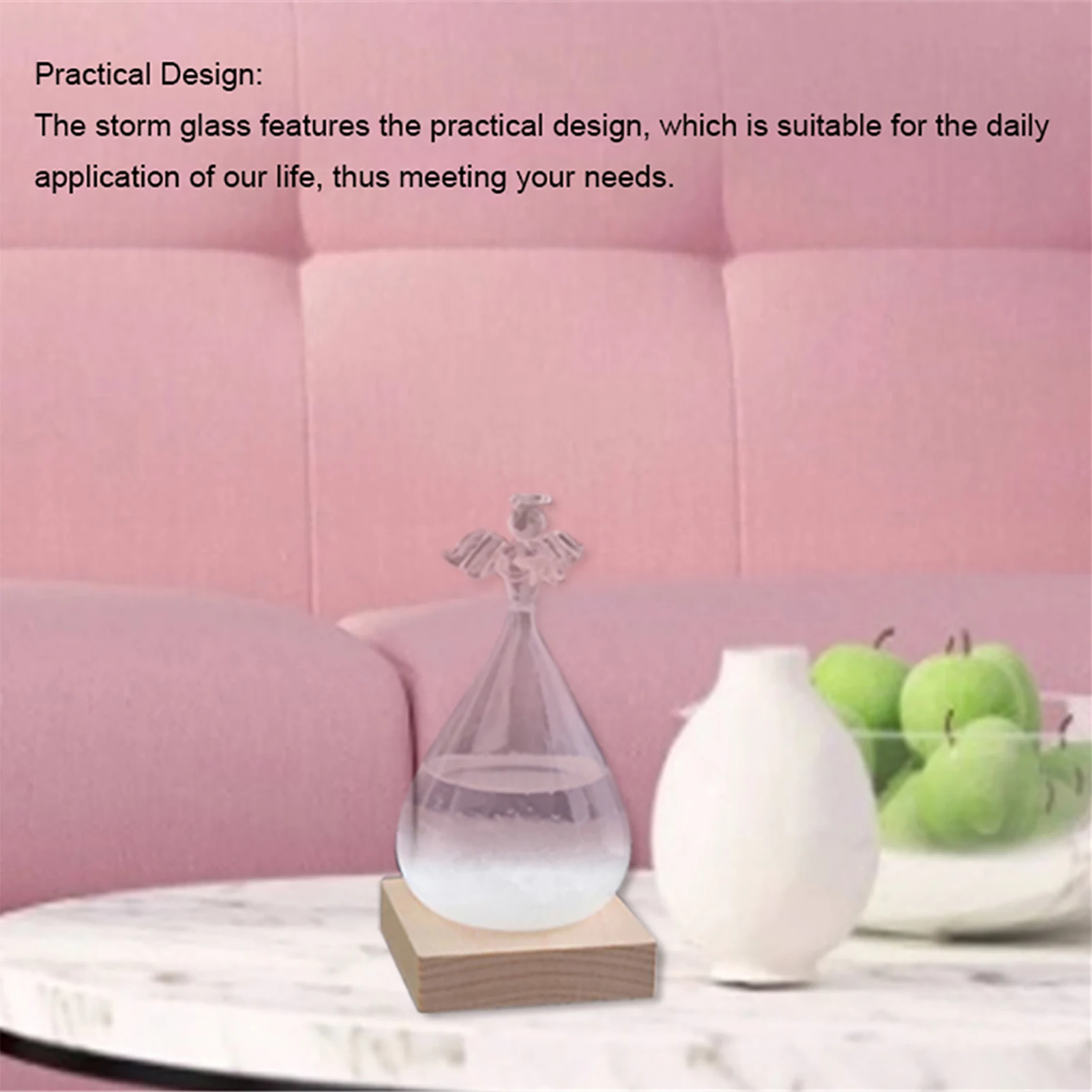 Метеостанция Storm Glass прогноз погоды Модная креативная офисная настольная и