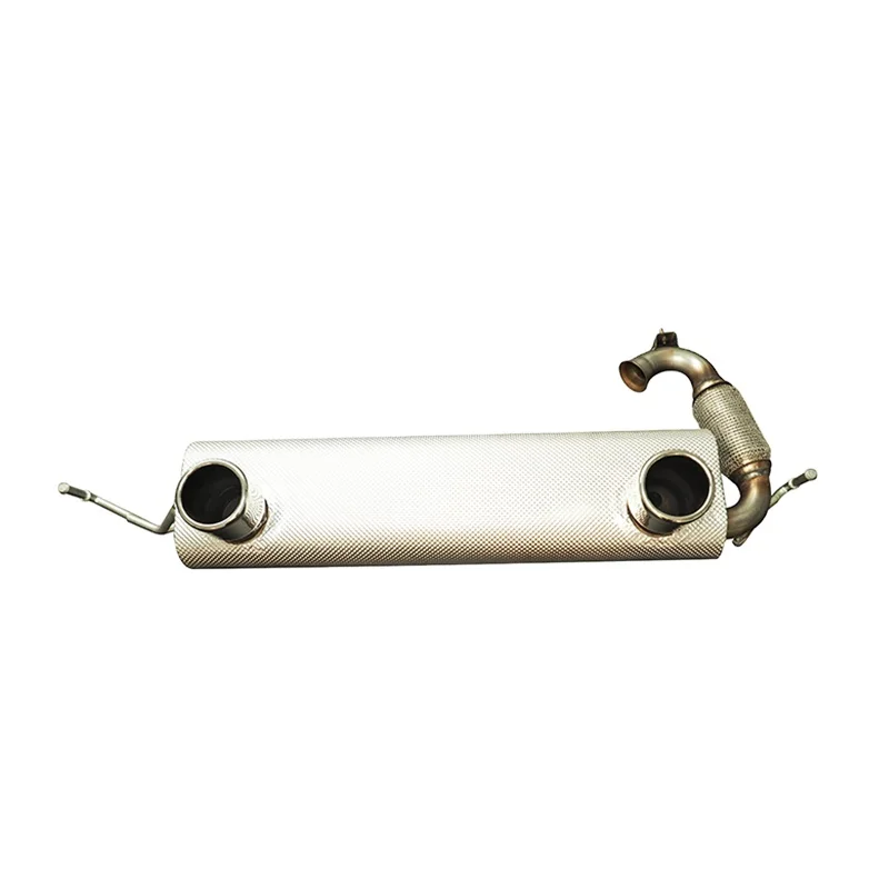 

High quality automotive exhaust system double out tail pipe for Smart fortwo W453 2015-2019 car rear bumper exhaust pipe
