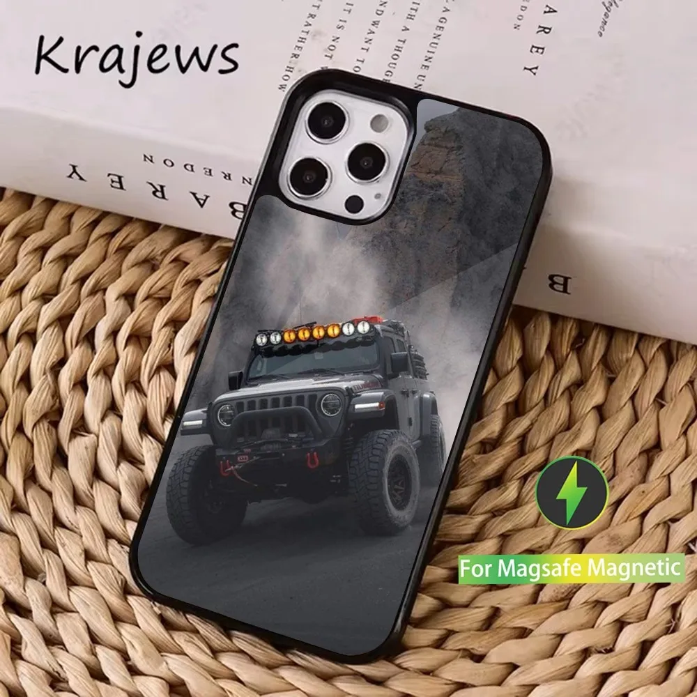 Чехол для телефона J-Jeeps внедорожного внедорожника iPhone 16 15 14 13 12 11 Pro Max Plus Mini Magsafe