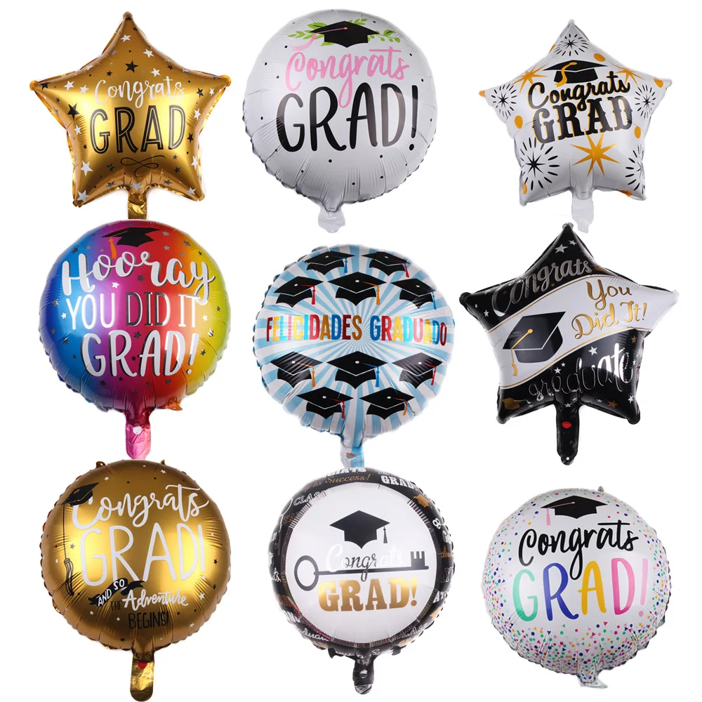 

50pcs Graduation Balloon Graduation Party Decoration 2022 Congratulation Helium Balloons Graduation High School Graduate Decor