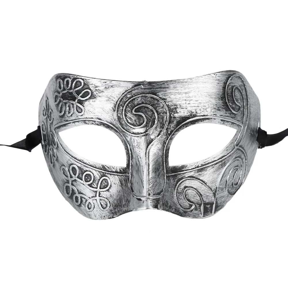 Ретро Раскрашенная полумаска для маскарада Венецианская маска аксессуары