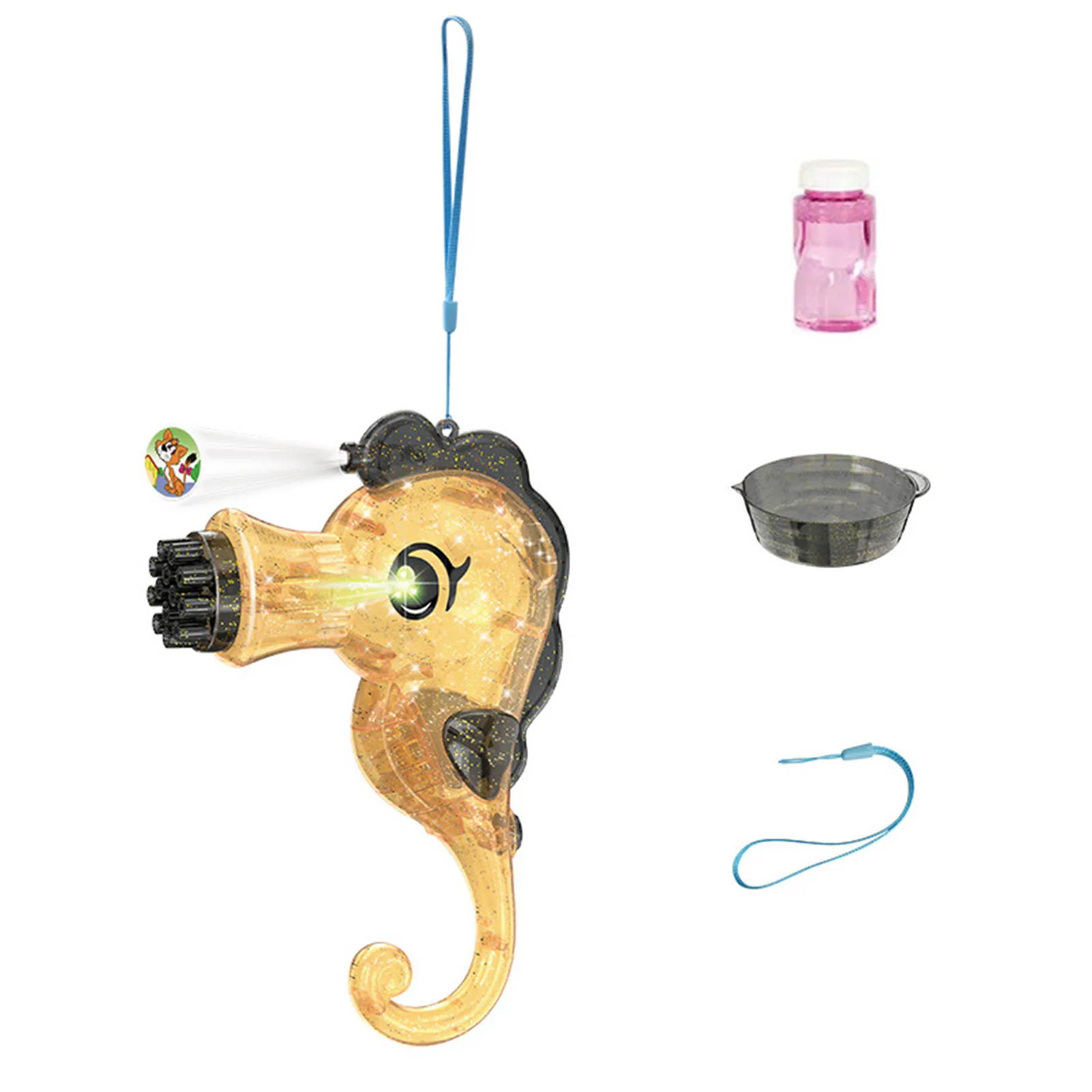 

Bubble Machine Seahorse Bubble Blower 13 Hole Automatic Bubble Blower With 50ml Solutions For Kids 2022 Upgrade Bubble Maker