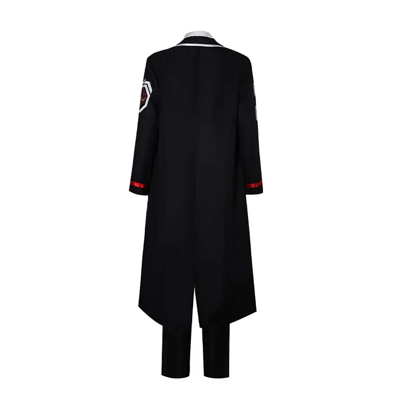 Фото Мужской костюм для Хэллоуина Limbus Company: Дон Кихот (черная униформа) или блондина с париком fg8'. №3
