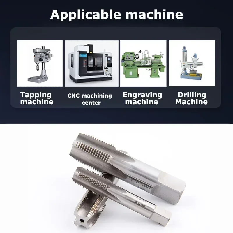 SLUGB HSS Трубный метчик 1/16-2 дюйма Инструменты с метрической резьбой G ZG Z RP RC NPT PT BSP NPSF