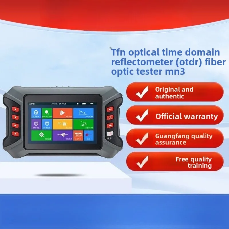 Фото Оптический рефлектометр TFN OTDR, многофункциональный детектор неисправностей оптического кабеля MN3 для поиска обрывов и повреждений №1
