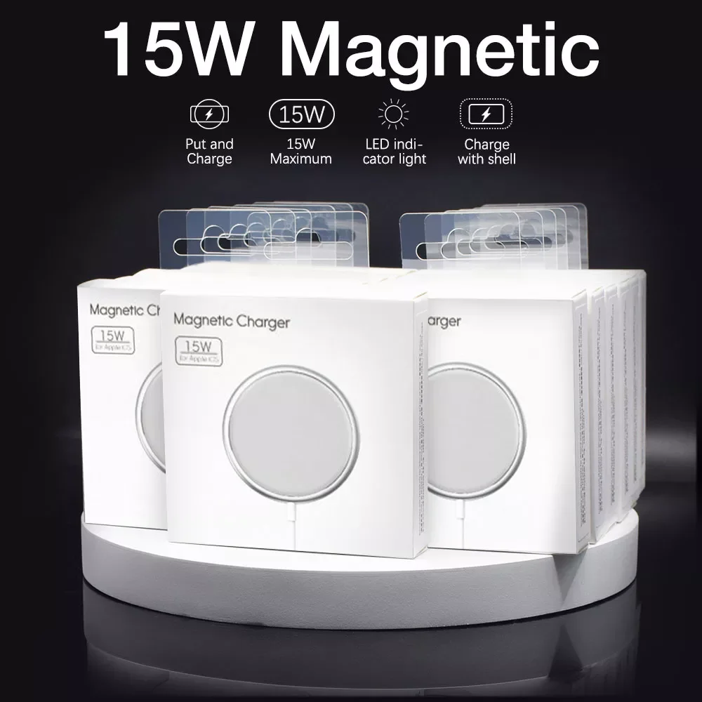 

Mag Magnetic Safe Wireless Charger For Iphone 12 13 11 Pro Max Mini Fast Type C Macsafe For Iphone Xs Max Xr X Quick Charge