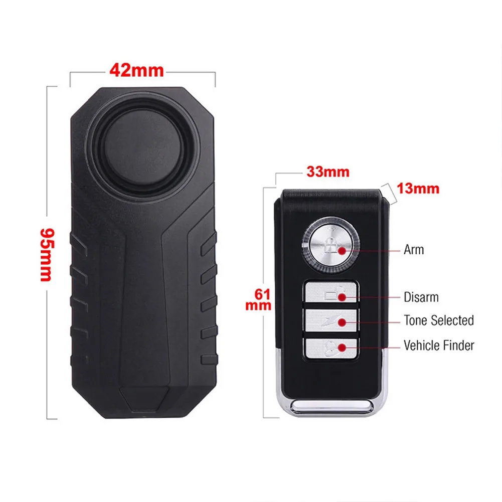 

Fast Delivery Remote Controls Motorcycle Alarm Security Vibration Alarm Waterproof ABS Anti Hijacking