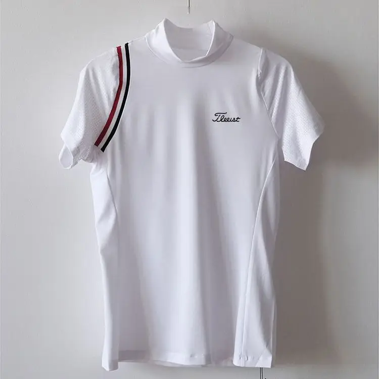 Women's Golf Clothing Top and Skirt Golf Suit Comfortable Golf Shirts Short-sleeved Pleated Skirt Anti-light Golf Golf Skirt