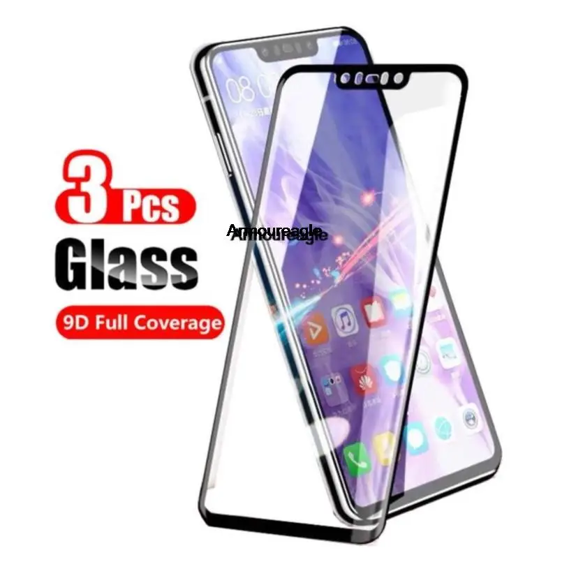 

Закаленное защитное стекло 9d для huawei nova 3, 3e, 3i, 3 шт.