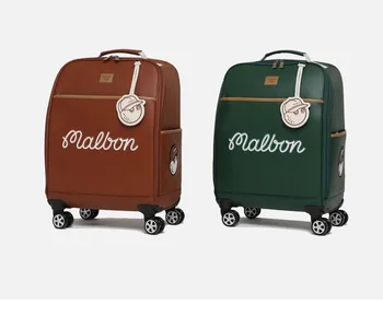חדש malbon גולף בגדי תיק ארבעה גלגלי מזוודות עגלת אופנה מזוודות תיק