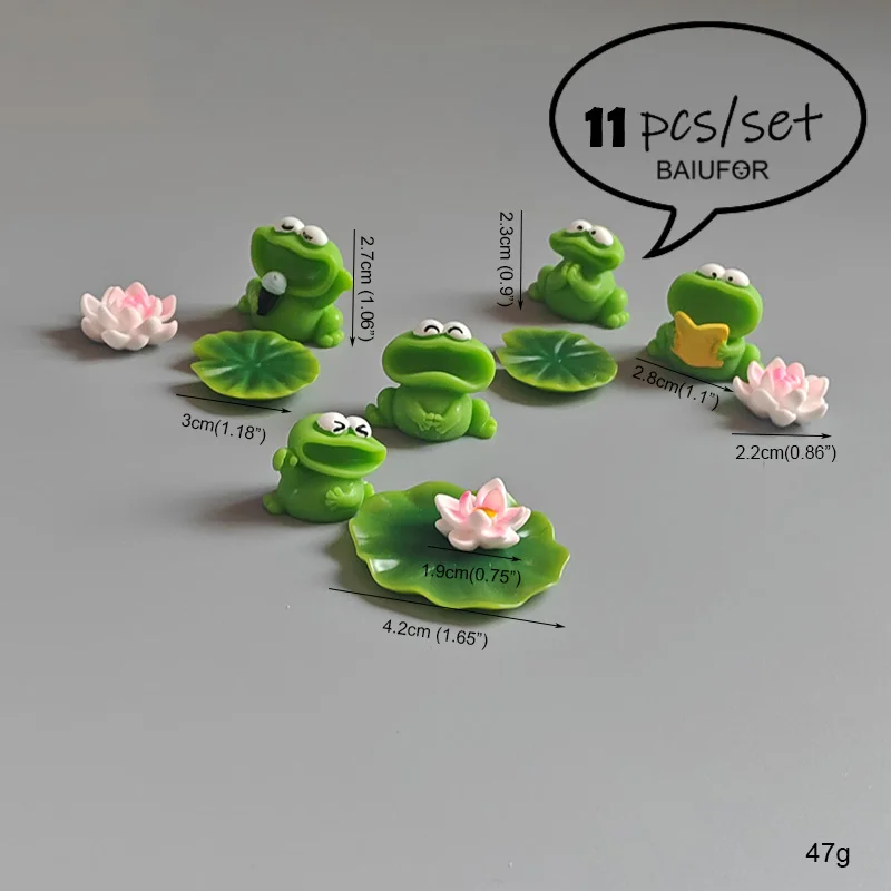 

Миниатюрные аквариумные фигурки BAIUFOR, 11 шт.