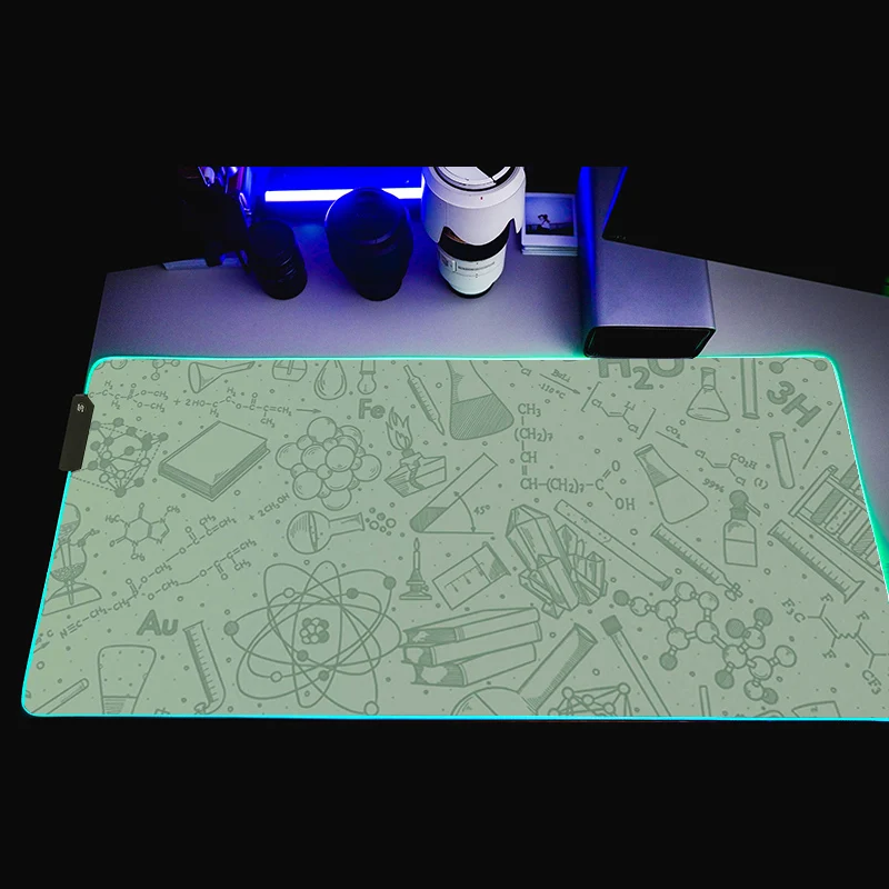 

Geometric Gaming Accessories RGB MousePads Computer Laptop Gamer Extended Mouse Mat Large Mouse Pad Rubber Keyboards Table Mat