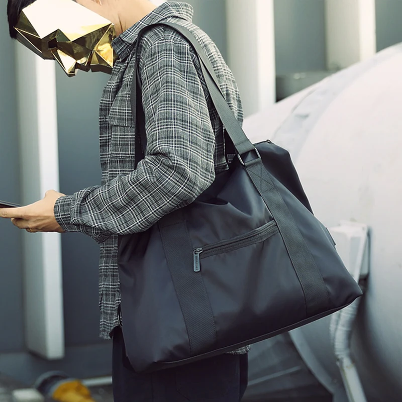 

Новая повседневная мужская сумка через плечо, багажная сумка для путешествий, Мужская нейлоновая сумка, Мужская Ручная сумка, мужская сумка