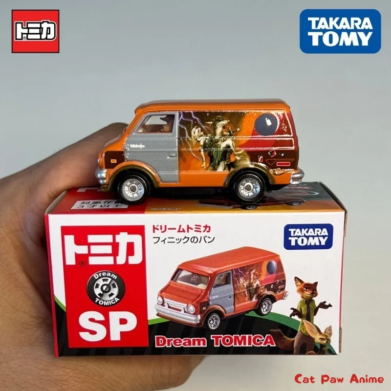 Фото TAKARA TOMY SP Series Disney Zootopia 2, Игрушечный автомобиль из сплава Nick's Van, модель коллекционного автомобиля с радиоуправлением №1
