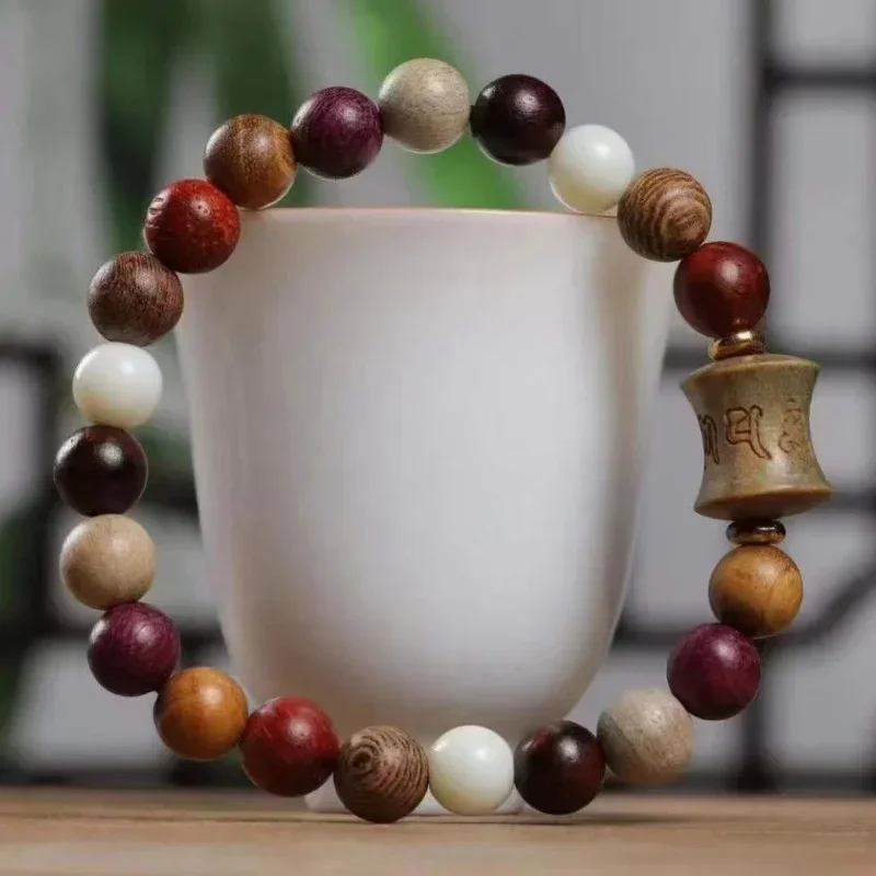 Натуральные бусины с несколькими орбами ручная работа резной текст из красного