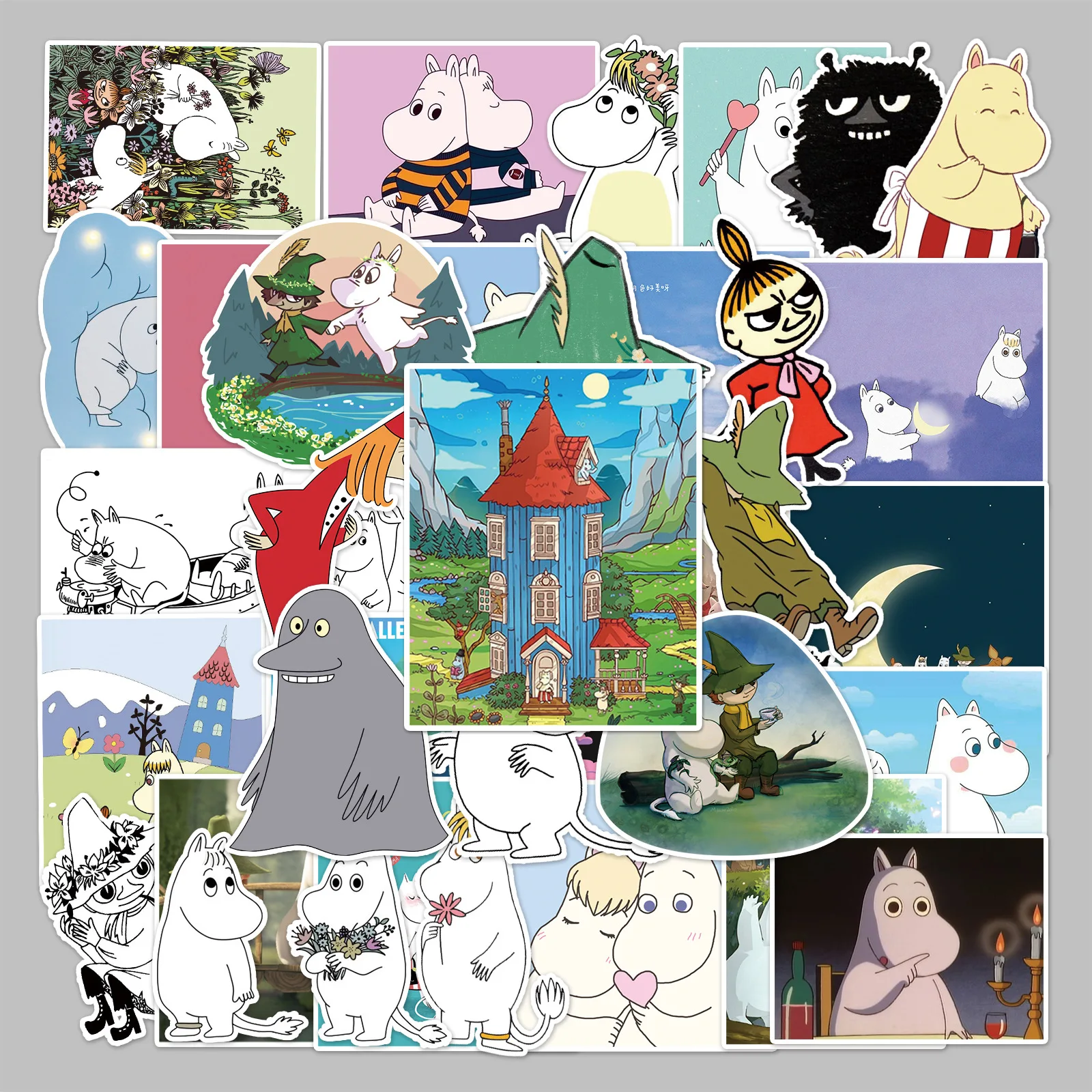 

50 шт., водонепроницаемые наклейки для чемоданов, скутеров, компьютеров