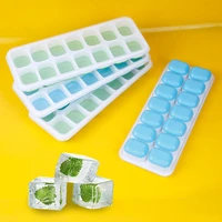 36 grids ice cube trays easy release silicone and flexible ice cube maker with spill resistant removable lid bpa free for wine