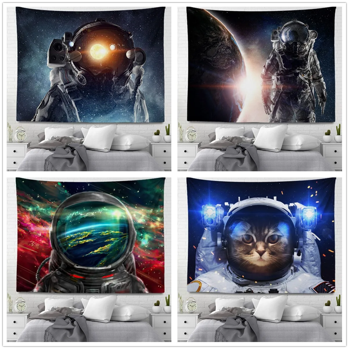 

Space Astronaut Tapestry Room Decor Home Decor Psychedelic Hippie Boho Large Hanging Wall Decor Living Room Decor