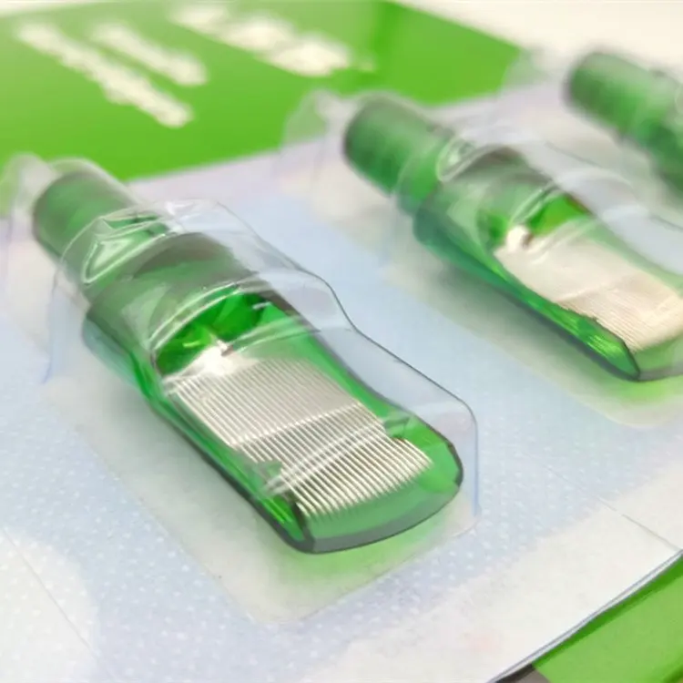 Фото Иглы для тату LBB Super Large Magnum, 10 шт., M1, одноразовые, 0,35 мм, для крупных рисунков и теневой росписи. №5