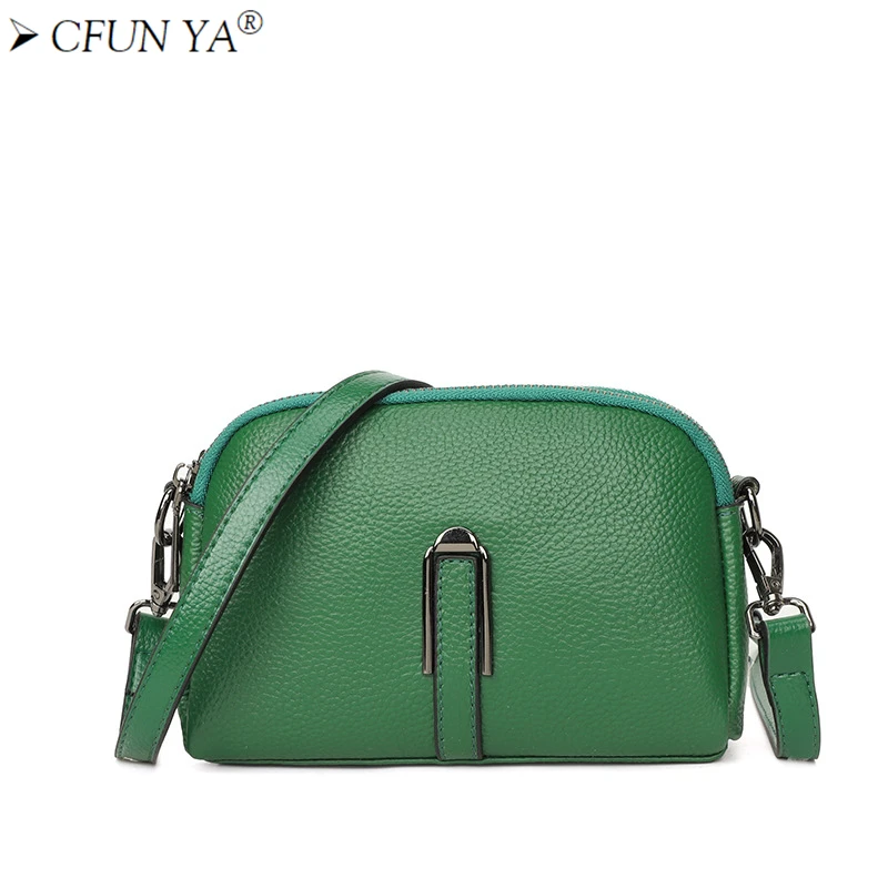 

CFUN YA Luxury Small Bag Fashion Casual Ladies Crossbody Pack Totes Shoulder Bags Female Leather Solid Color Handbag For Women