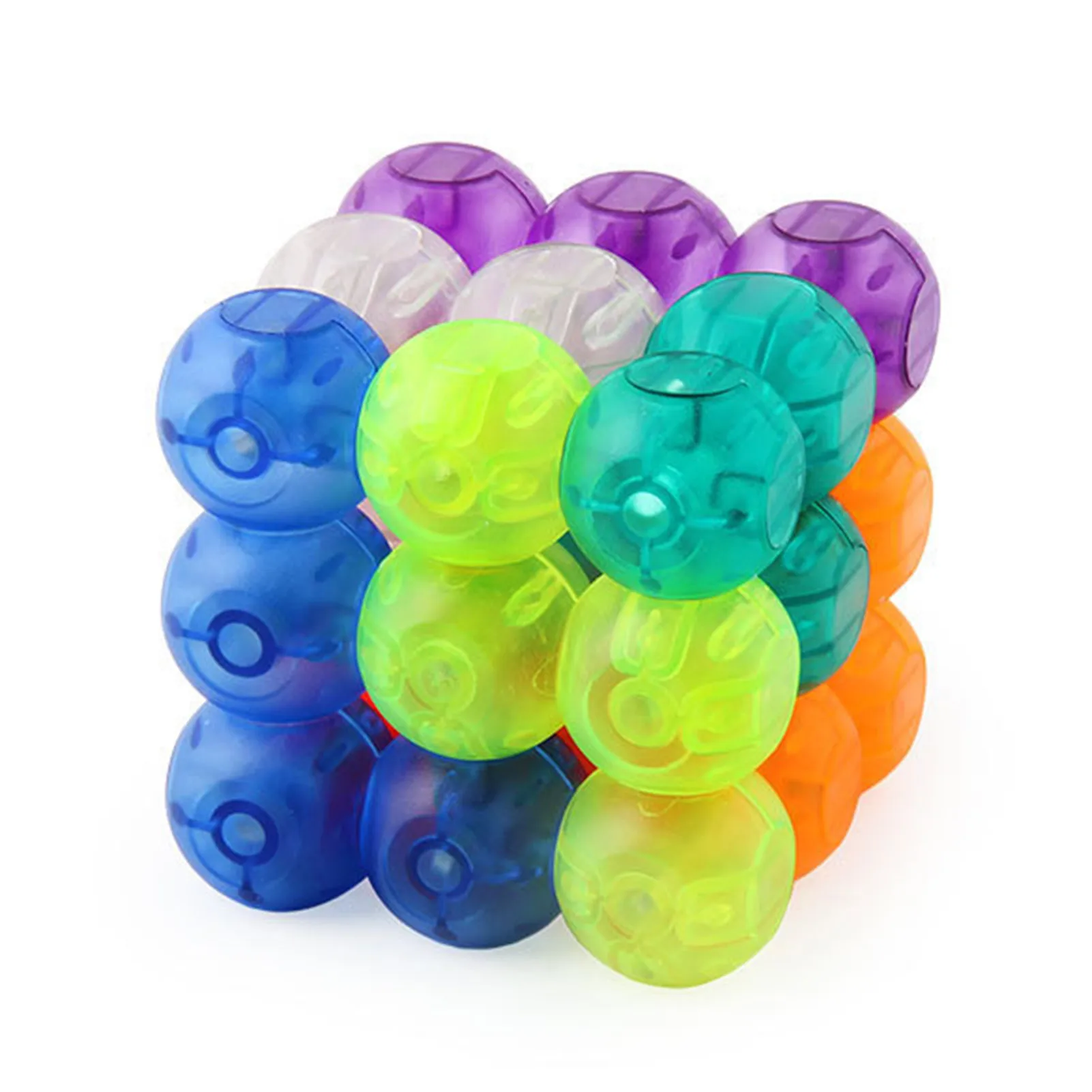 

DIY Magnetic Cube Toy DIY 3D Building Blocks Speed Puzzle Cube With 54 Cards Multifunctional Educational Toy Gift For Kids