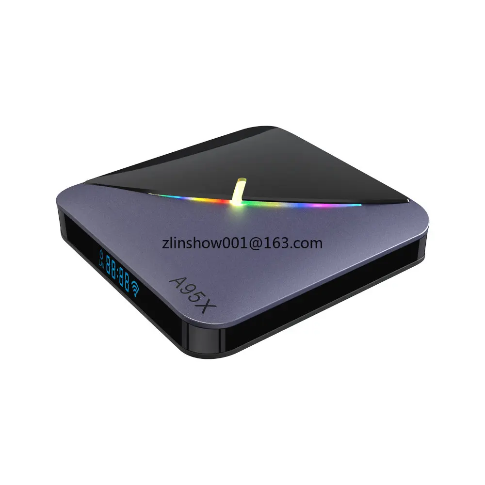 

new Amlogic A95X F3 Air S905X3 RGB Light 2019 Smart TV Box 4GB RAM 64GB ROM Android 9.0 Set top Box