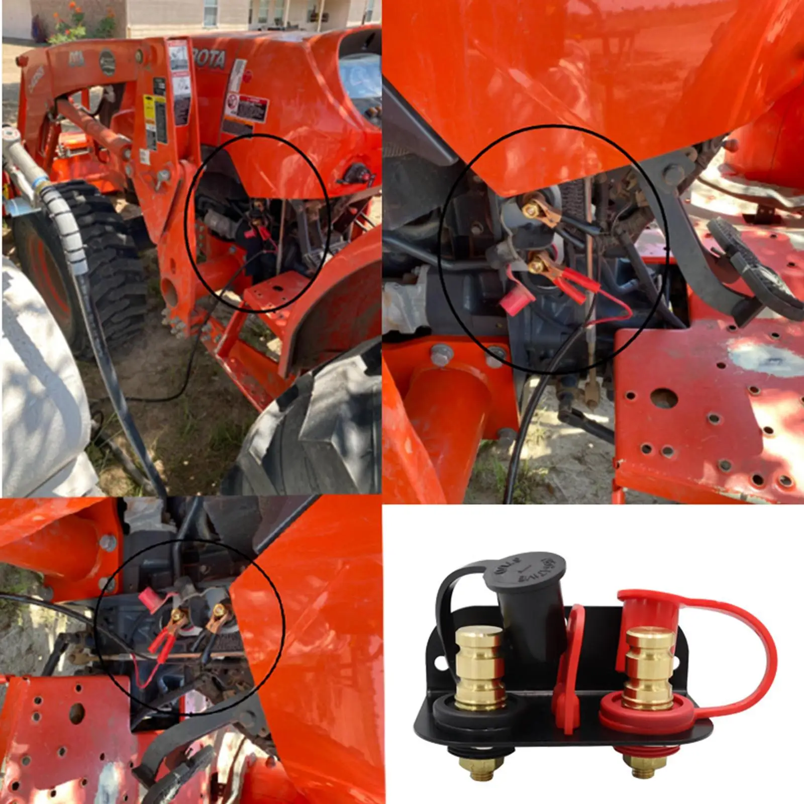 

Remote Battery Terminals Remote Battery Charging Posts for RV Trailer