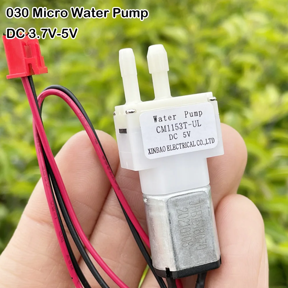 

Миниатюрный водяной воздушный насос, 3,7 в, 5 в постоянного тока, 030, диафрагма с отрицательным давлением и двойным отверстием, вакуумный насос...