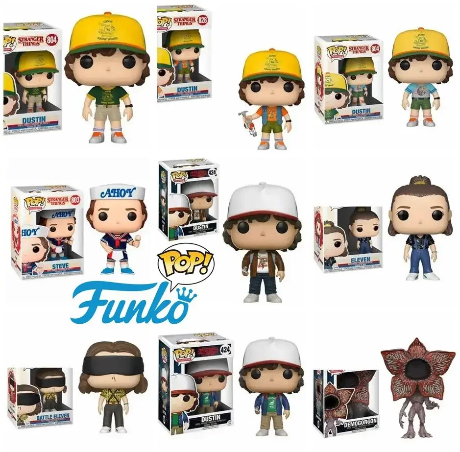 Экшн-фигурки FUNKO POP NEW Battle Eleven 826 #511 #421 #593 # Дастин и Дротика 803 Стив 804 424 #828