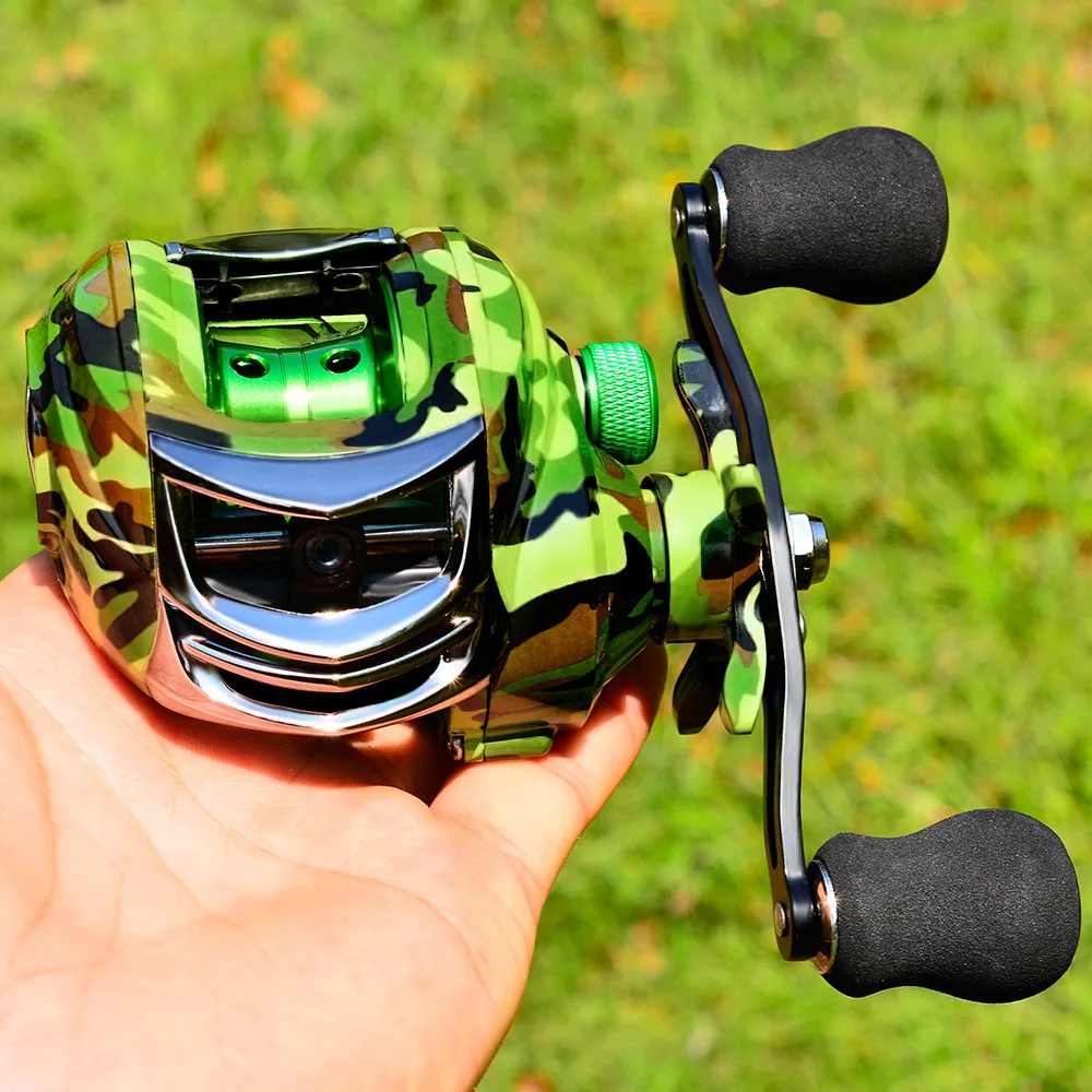 

Metal Water Drop Wheel Profile Baitcasting Reel 18+1 Axis Lure Reel High-speed 7:2:1 Sea Fishing Reel Saltawater Fishing Tackle