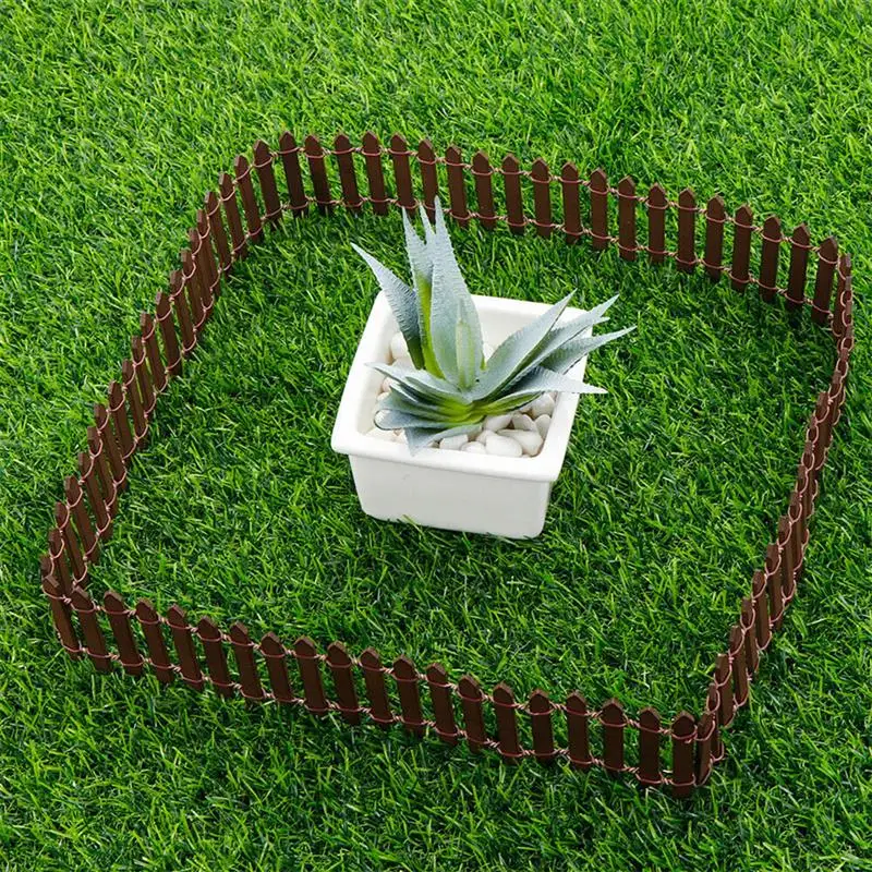 100cm/Roll Wooden Fencing Wood Barrier 3/5cm DIY Mini Landscape Fairy Garden Figurines Miniatures Accessories Handmade Crafts - купить по