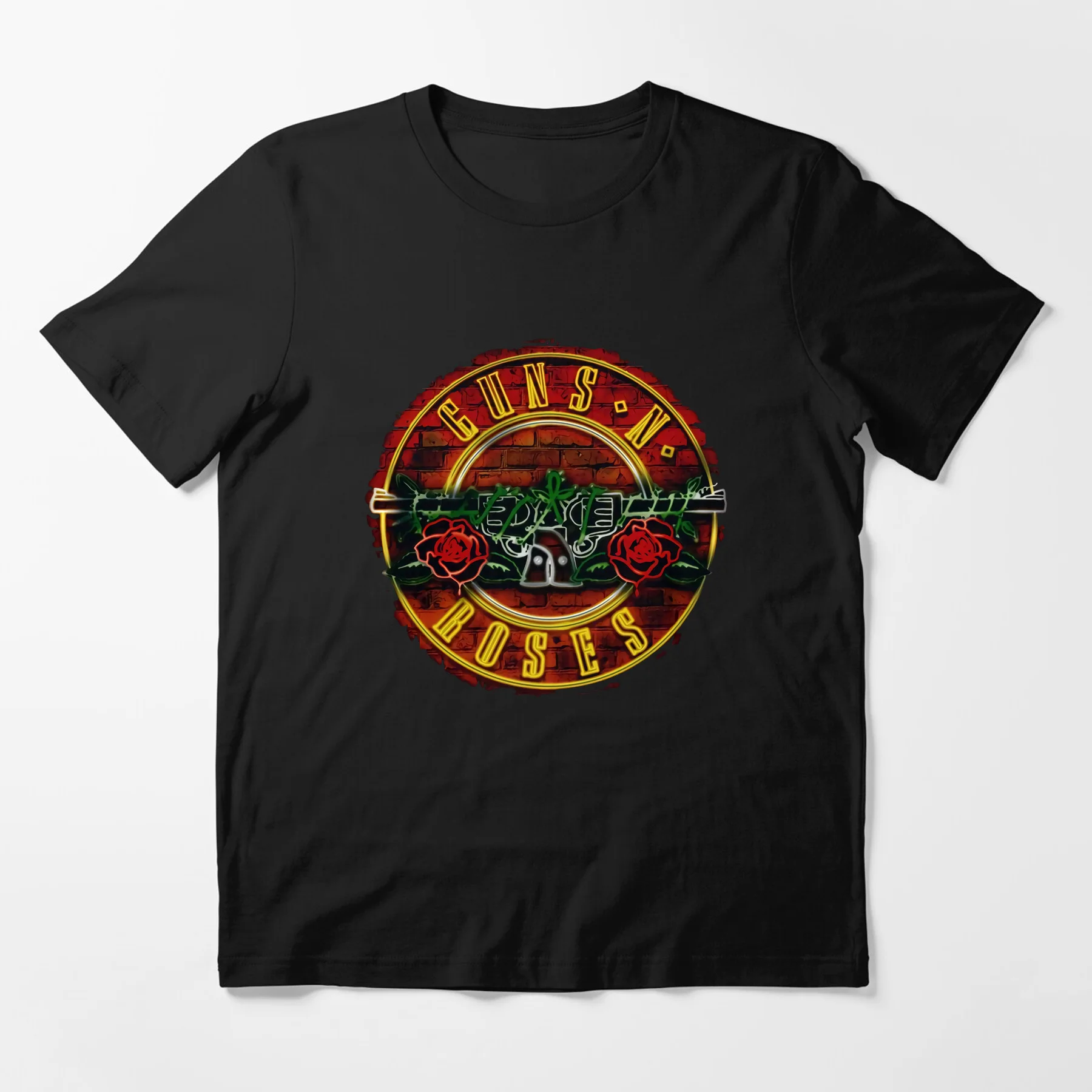 

Amazing Tees Male T Shirt Oversized Vintage Guns N' Roses Heavy Metal Rock Band T-shirt Men T-shirts Graphic Short Sleeve S-3XL