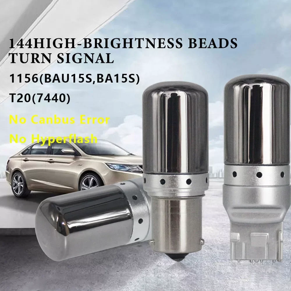 

3014 144smd CanBus S25 1156 BA15S P21W LED BAY15D BAU15S PY21W Lamp T20 LED 7440 W21W W21/5W Led Bulbs for Turn Signal Light