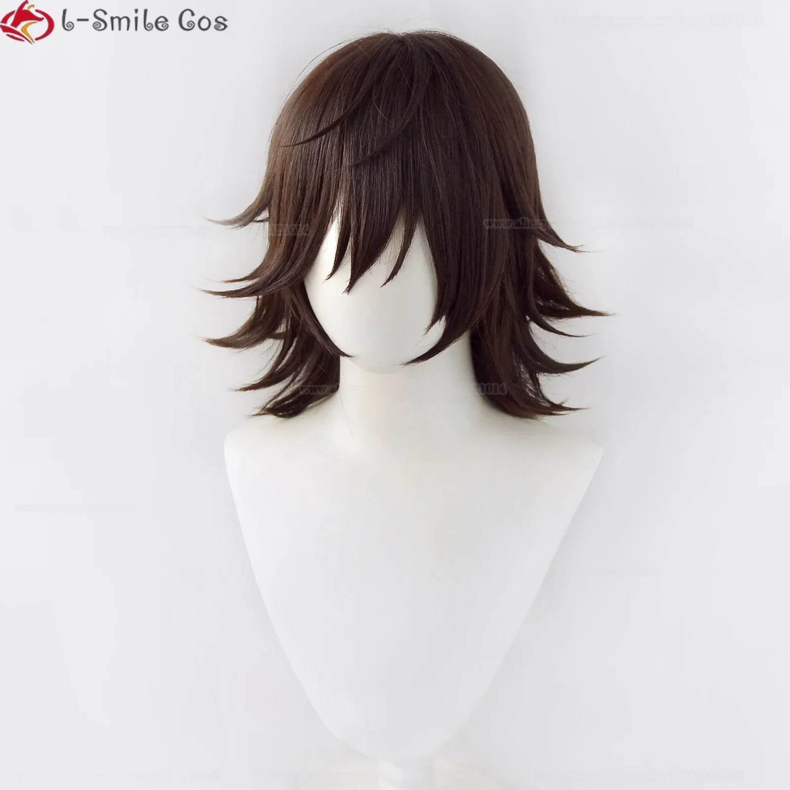 Аниме Futo Detective Shotaro Hidari Косплей Парик Кепки Fuuto PI Темно-коричневые термостойкие