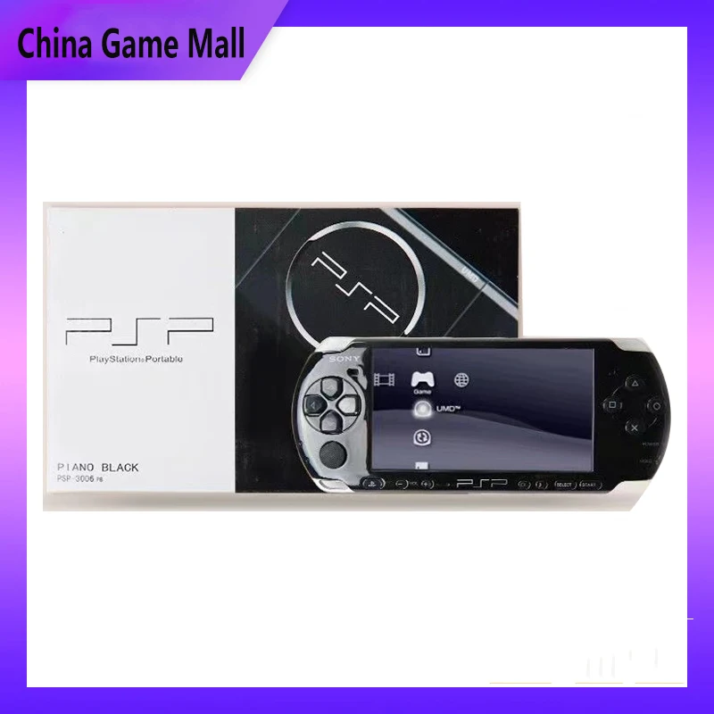 Обновленная портативная системная консоль с новым чехлом и игровой картой на 32/64/128 ГБ для Ретро игровой консоли PSP3000