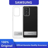 100 original samsung galaxy a52 transparent stand case anti fall protection official authentic limited time low price sale