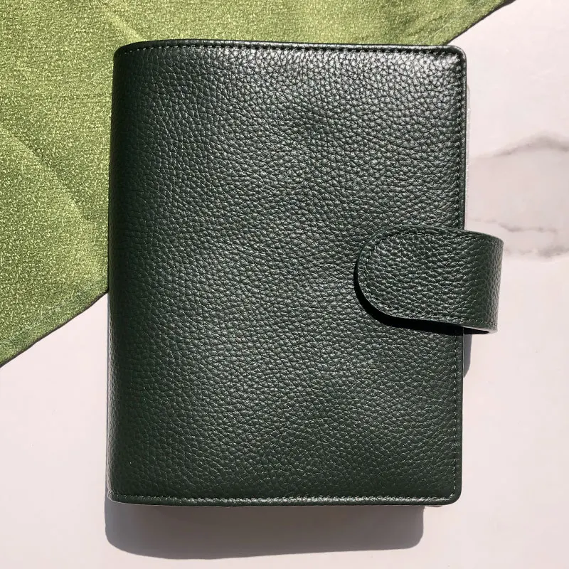 

Блокнот-органайзер из натуральной кожи, с карманом