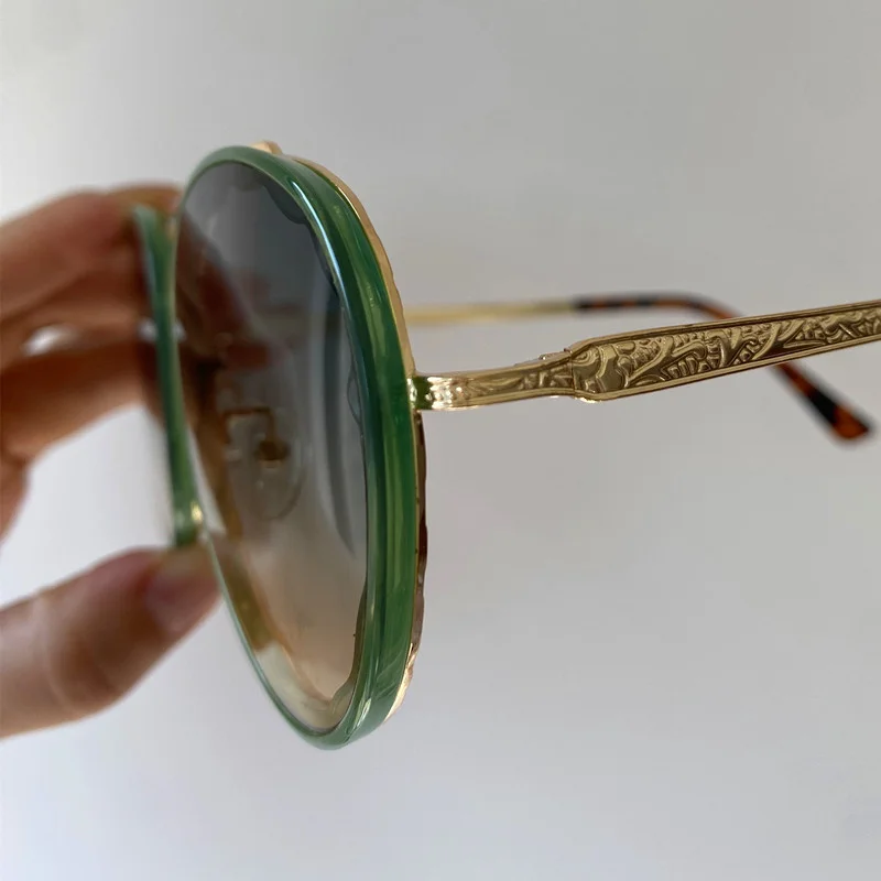 Модные солнцезащитные очки с двойным лучом взрослые защитой от УФ-лучей оправой