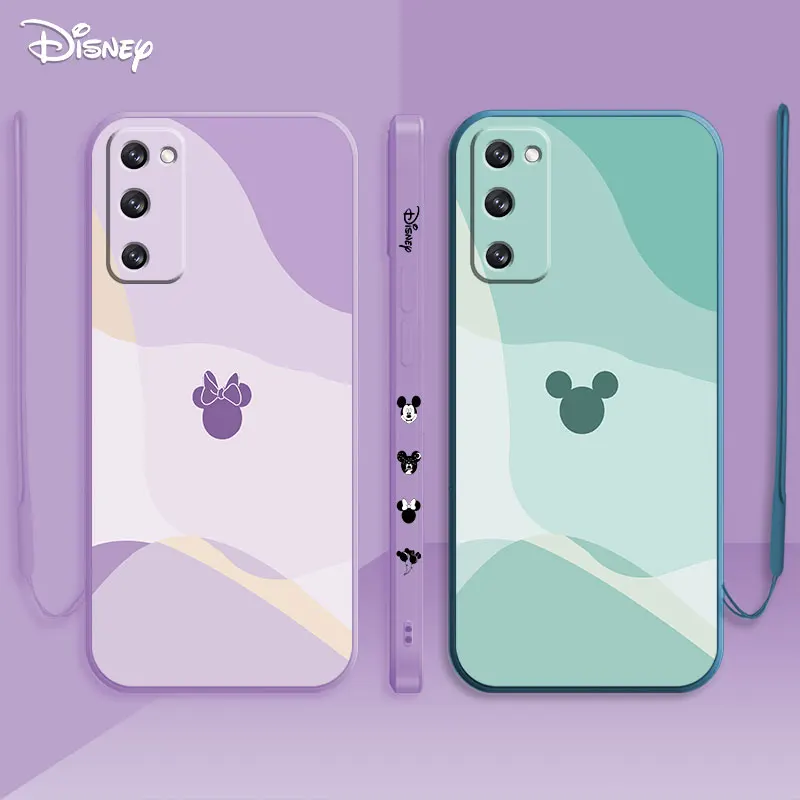 

Mickey Mouse Simple Style Case For Samsung Galaxy S22 Ultra S20 FE S21 Plus 5G S10 S9 S8 Note 10 20 Multicolor Liquid Phone Capa