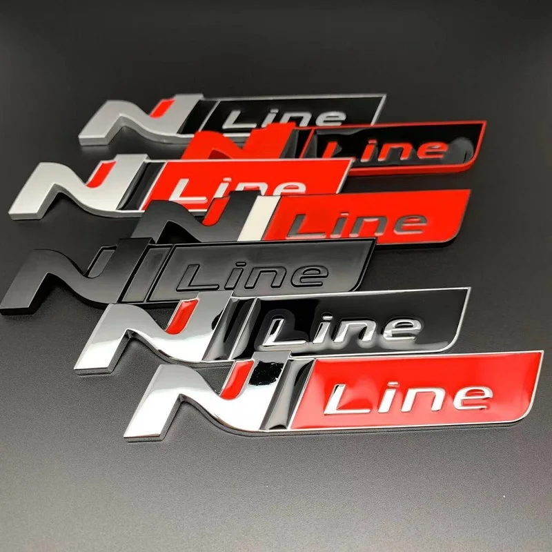 Автомобильная наклейка N Line Nline значок эмблема Передняя решетка для Hyundai I30 2021 Sonata