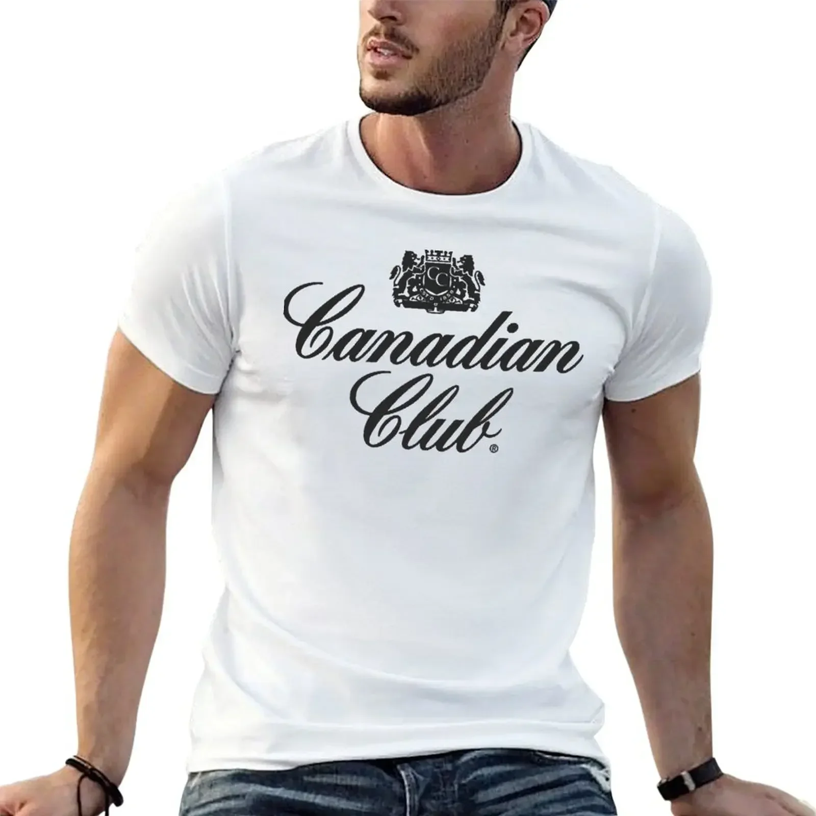 Le merchandising du Canadian Club et de la сорочка футболка для мальчиков с животным принтом