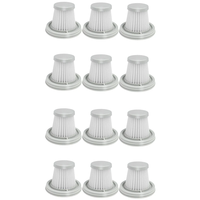 

12PCS HEPA Filter For XIAOMI MIJIA Handy Vacuum Cleaner Home Car Mini Wireless Washable Filter Spare Parts Accessories