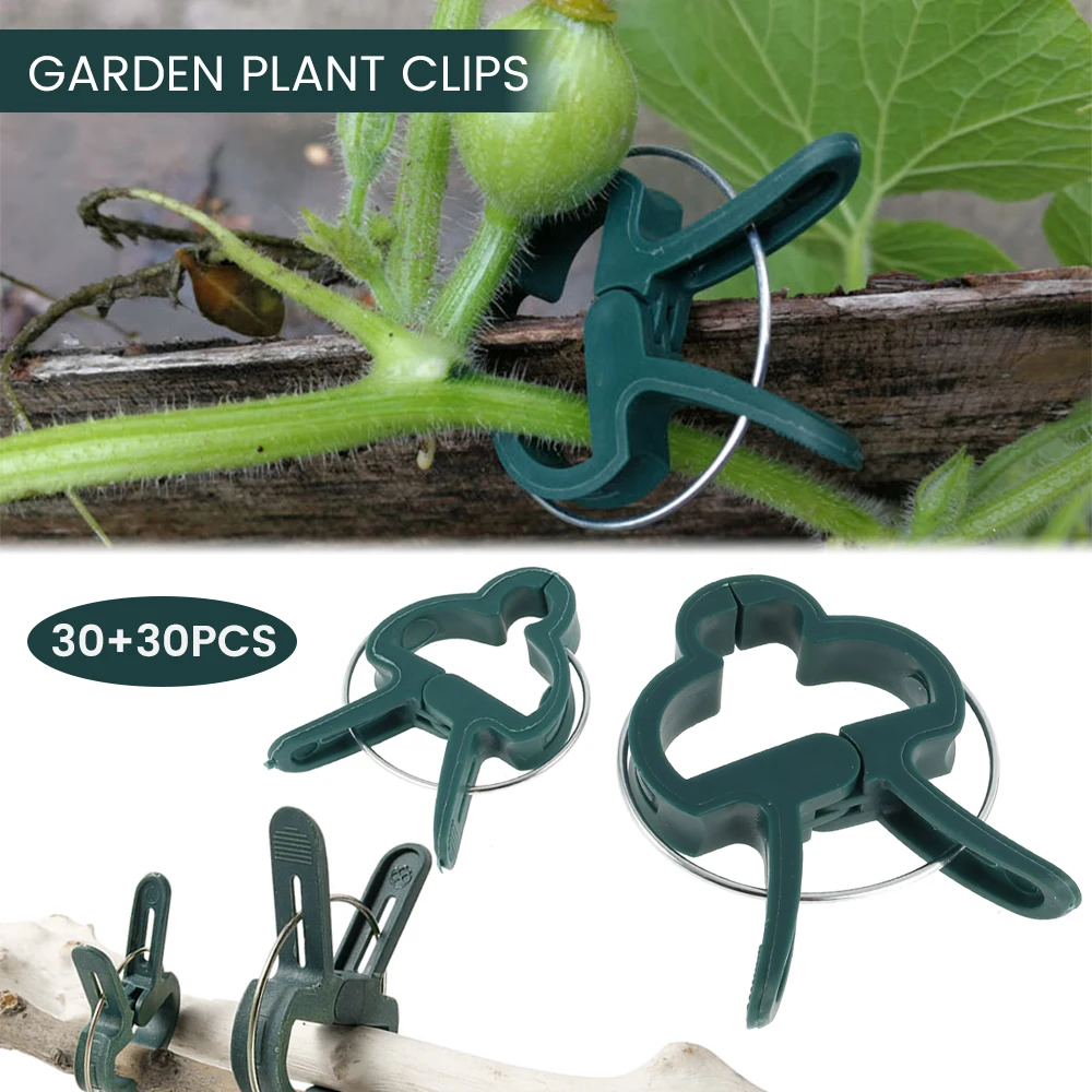 

Garden Plant Clips Seedlings Support Tool Small Large Grow Vegetable Holder