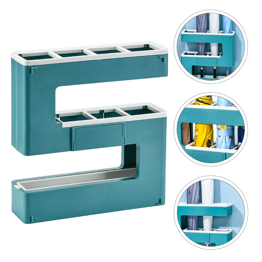 

1Pc Wall-mounted Umbrellas Shelf Plastic Storage Holder for Home Umbrellas Hotel