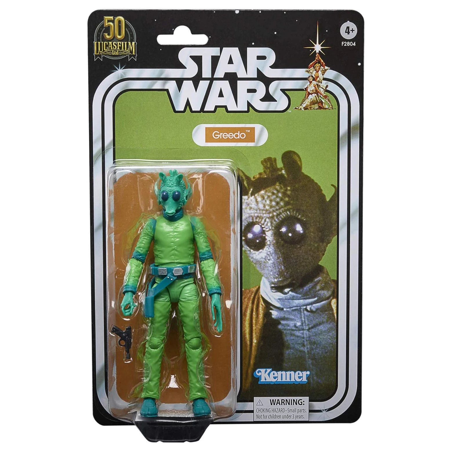 Фото Фигурка Star Wars Greedo Bounty Hunter The Black Series, 6 дюймов, к 50-летию серии №3