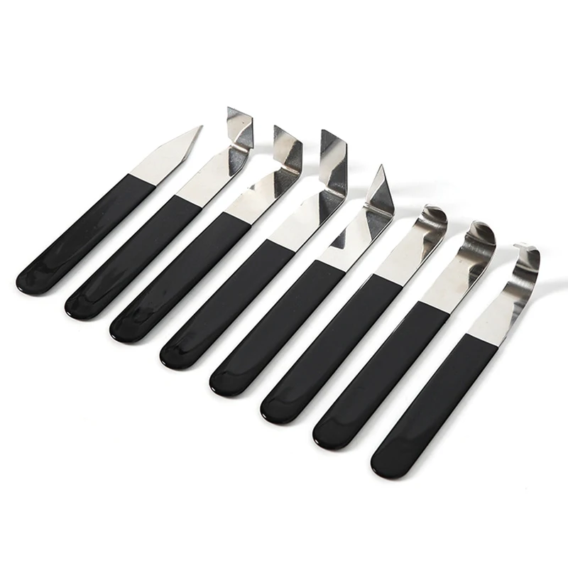 

Инструменты для керамики, набор из 8 инструментов для моделирования из глины и нержавеющей стали