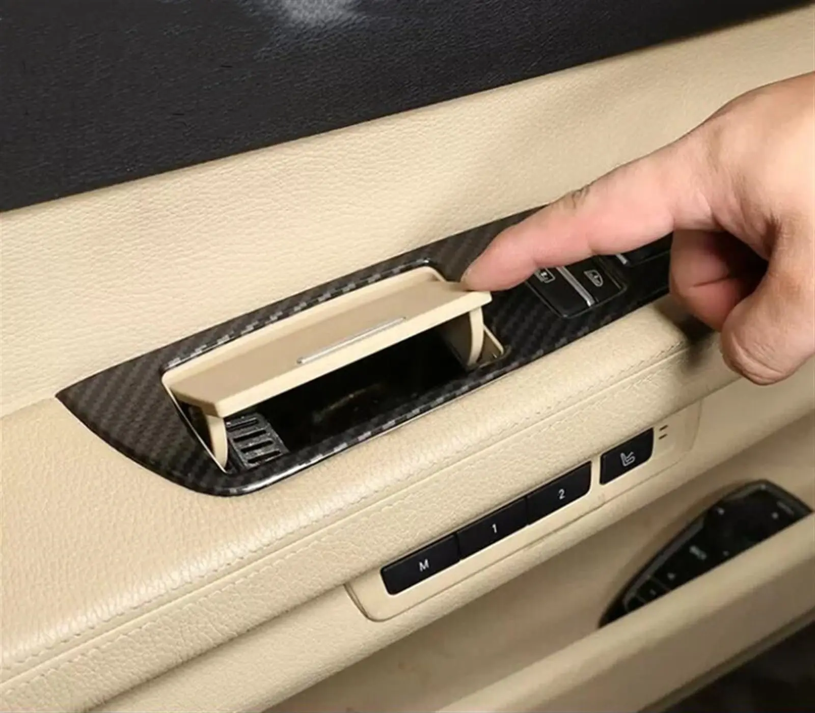 Автомобильная Кнопка отделки наклейка для BMW 7 серии F01 F02 F03 F04 2009-14 автомобильное