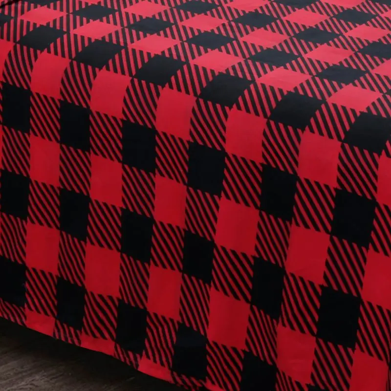 

Red and Black Sheet Set Twin