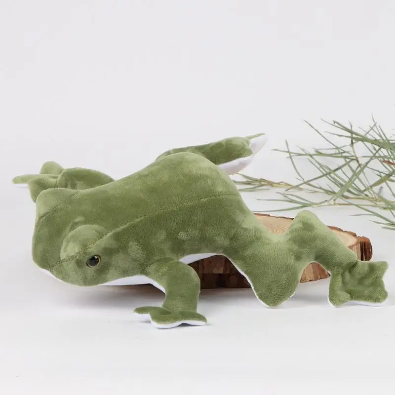 

Лягушка набивное животное 11 дюймов лягушка Симпатичные плюшевые игрушки для детей зеленые мягкие игрушки животные гигантская лягушка милые плюшевые игрушки для детей подарок